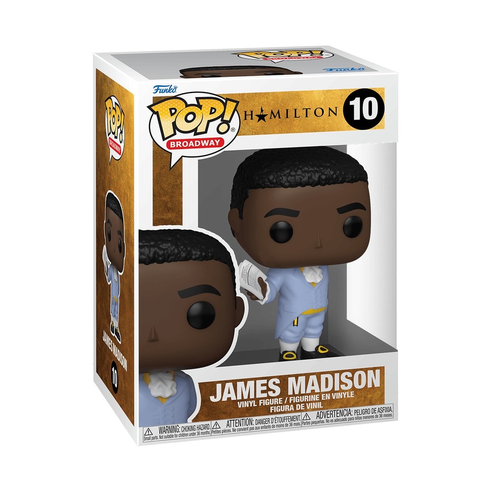 Funko Pop James Madison 10 Hamilton Broadway Vinyl Figure Vaulted 59270